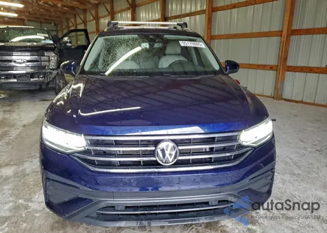2022 Volkswagen Tiguan Se z USA, uszkodzony, nr VIN 3VV3B7AX7NM125305